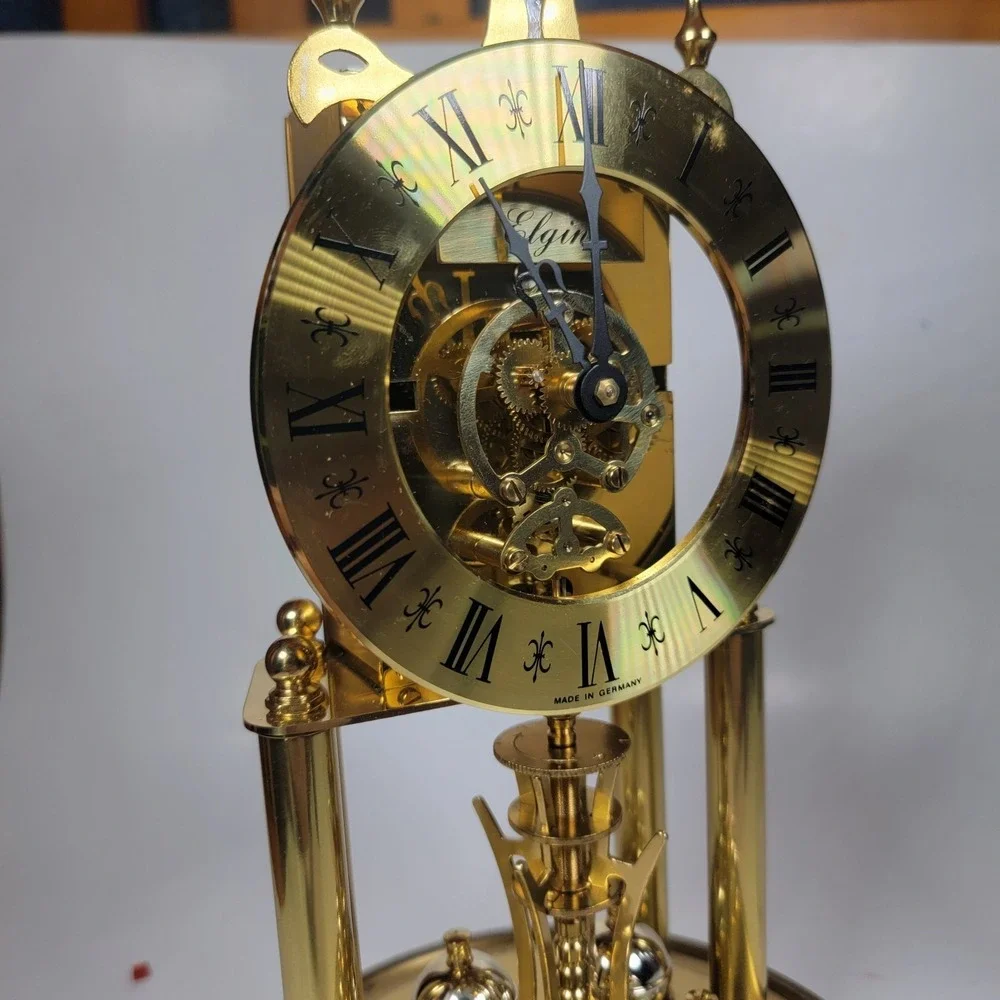 Vintage Elgin S. Haller 400‎ Day Anniversary Clock German 